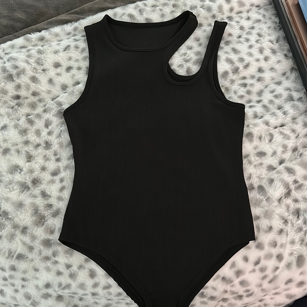 black bodysuit